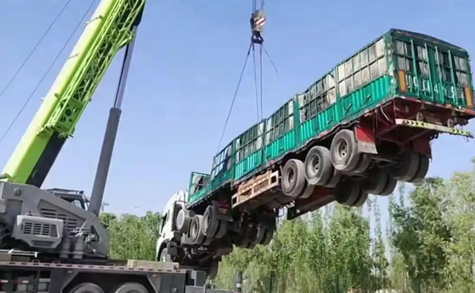馆陶道路脱困救援案例